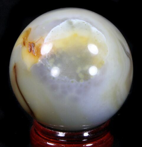 Polished Brazilian Agate Sphere #37505